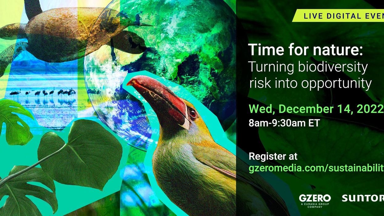 Time for Nature: Turning Biodiversity Risk Into Opportunity | Wednesday Dec 14 2022 8-9:30am ET