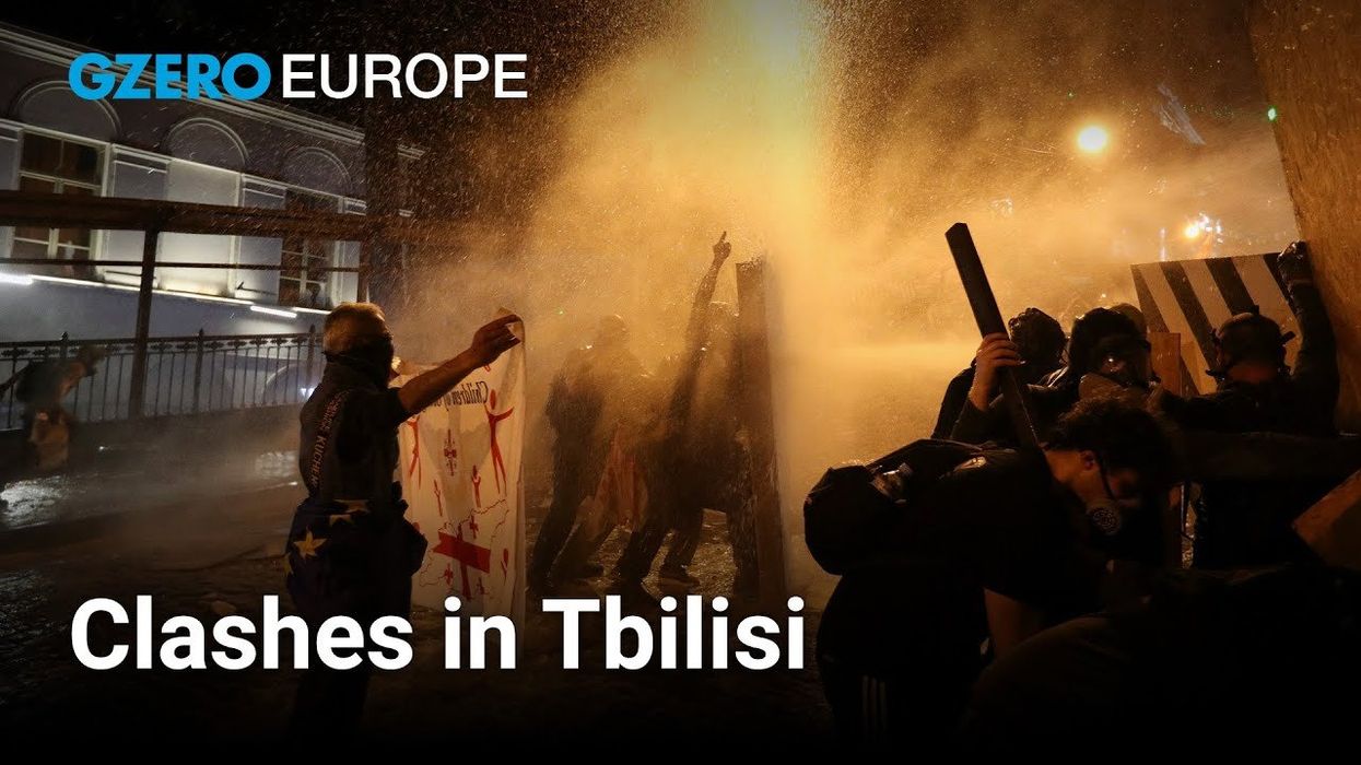Tbilisi clashes: Georgia government pushes "Russian" bill risking EU candidacy