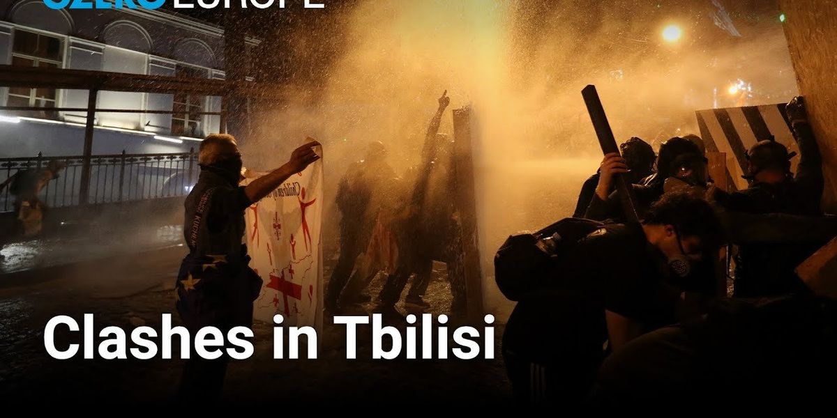 Tbilisi clashes: Georgia government pushes "Russian" bill risking EU candidacy