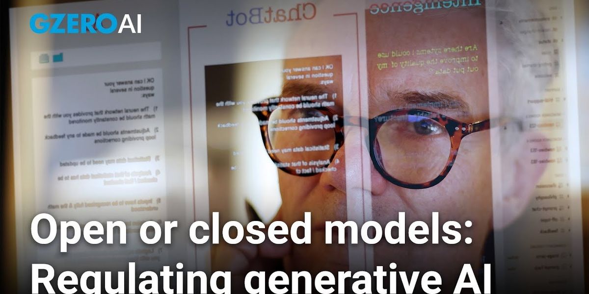 Should we regulate generative AI with open or closed models?