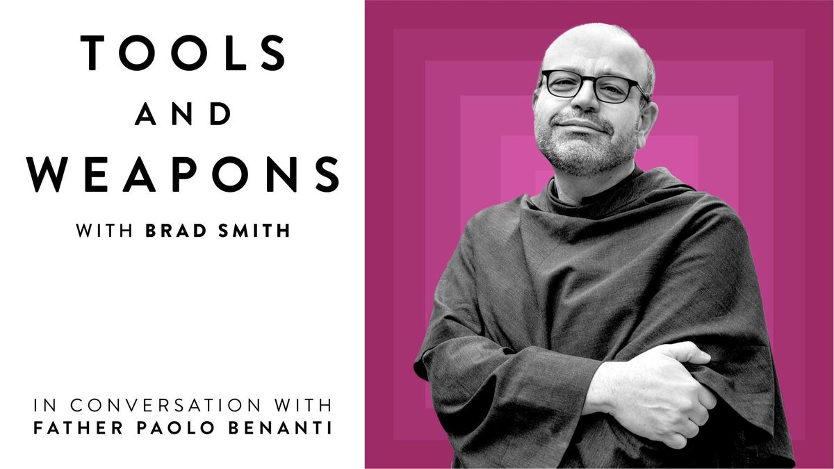 Tools and Weapons Podcast: Microsoft Vice Chair and President Brad Smith talks with Father Paolo Benanti.