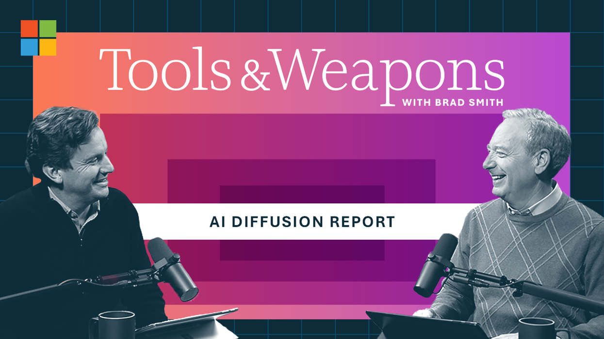 Tools & Weapons with Brad Smith | AI Diffusion Report