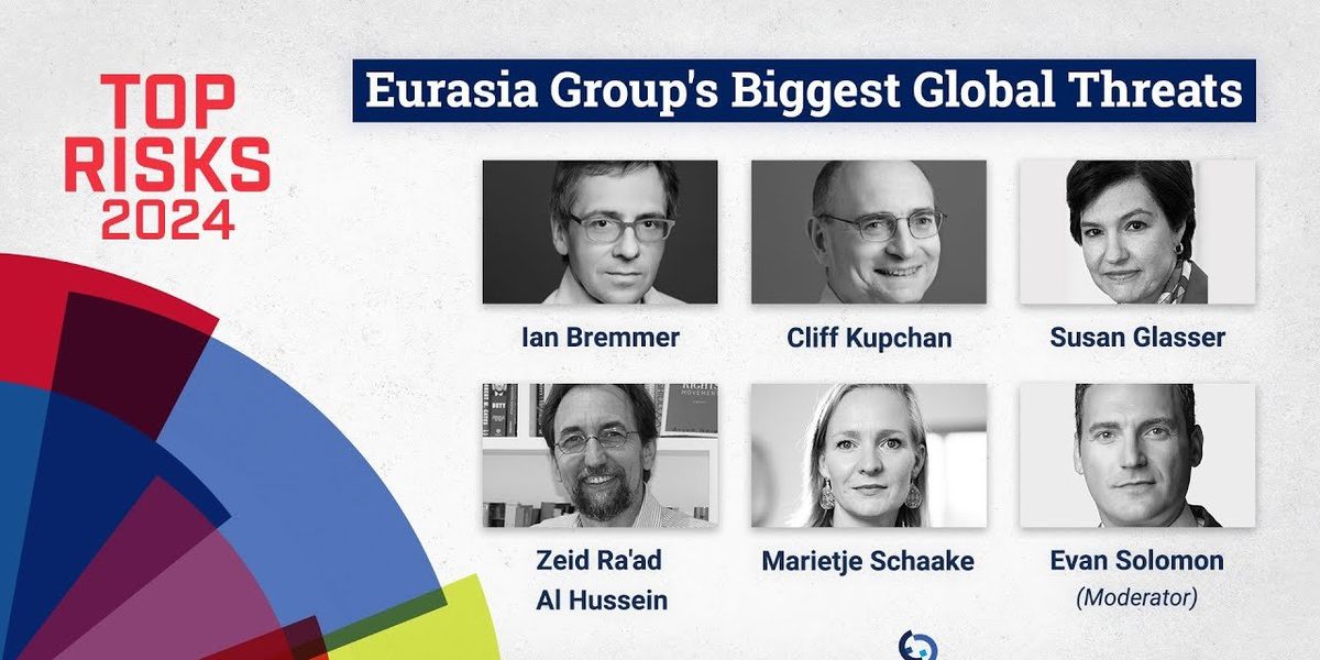 A world of conflict: The top risks of 2024