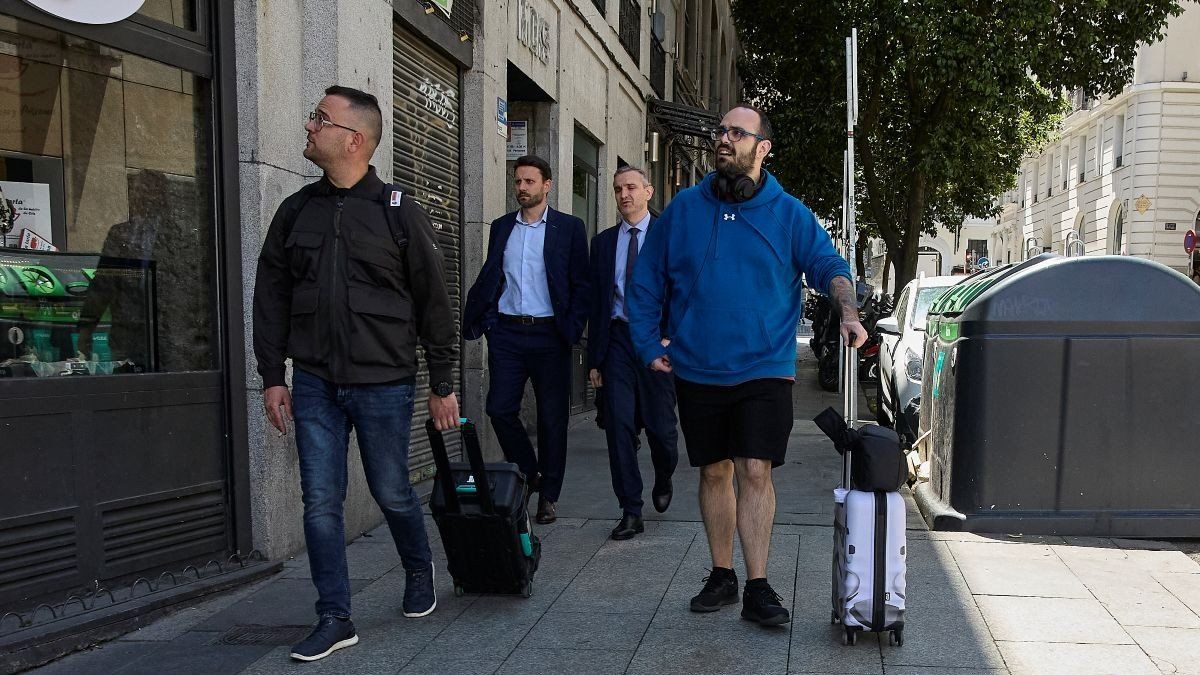 ​Tourists in the center of Madrid, Spain, on May 19, 2025.