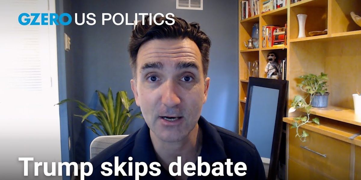 Trump skips debate