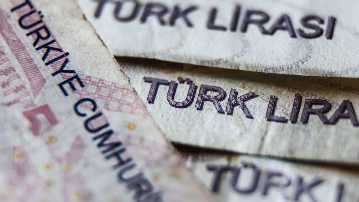 Turkish lira banknotes are seen in this illustration photo taken in Krakow, Poland on June 1, 2022
