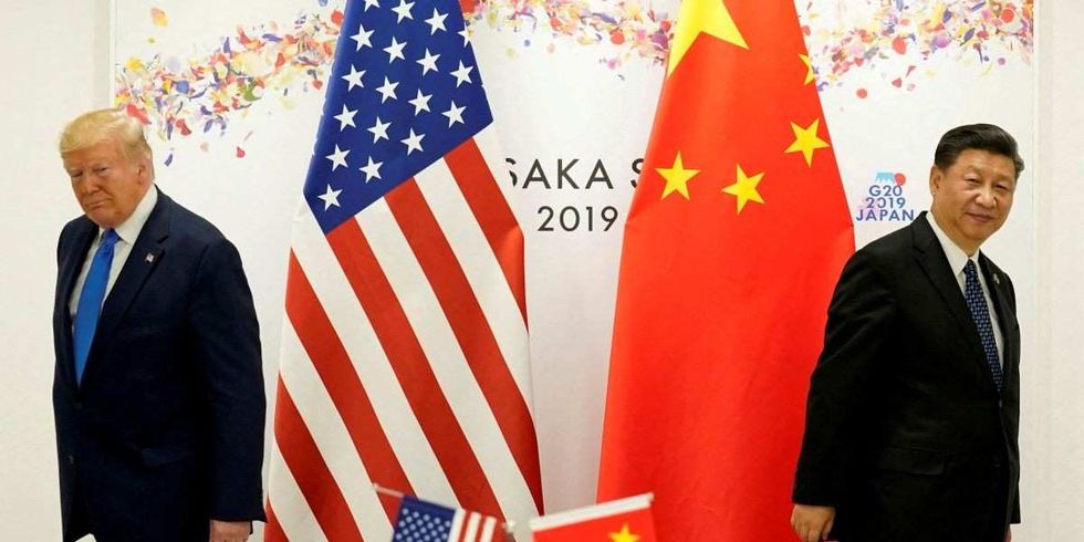 ​U.S. President Donald Trump attends a bilateral meeting with China's President Xi Jinping during the G20 leaders summit in Osaka, Japan, June 29, 2019.