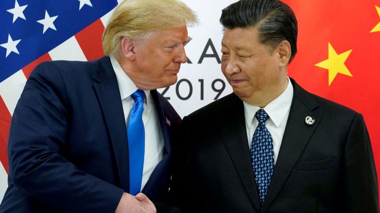 U.S. President Donald Trump meets with China's President Xi Jinping at the start of their bilateral meeting at the G20 leaders summit in Osaka, Japan, June 29, 2019.