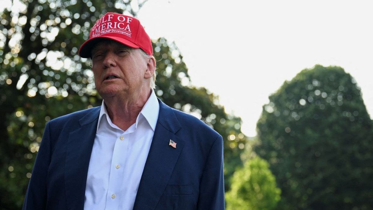 U.S. President Donald Trump speaks to press before boarding Marine One to depart for Florida, on the South Lawn at the White House in Washington, D.C., U.S., July 1, 2025.