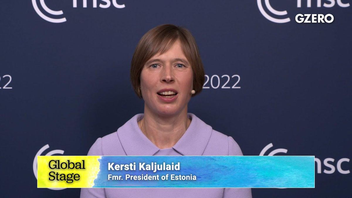 Ukraine is fighting for all of us, says Estonia's former president Kersti Kaljulaid