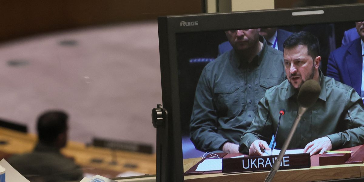 Zelensky takes aim at the UN Security Council