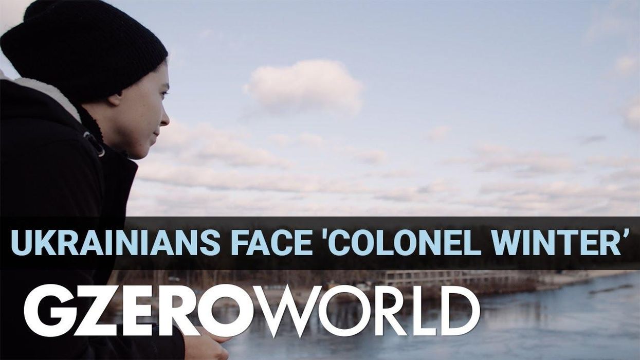 Ukrainians battle Putin and general Winter