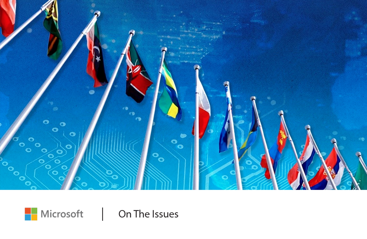 United Nations flags