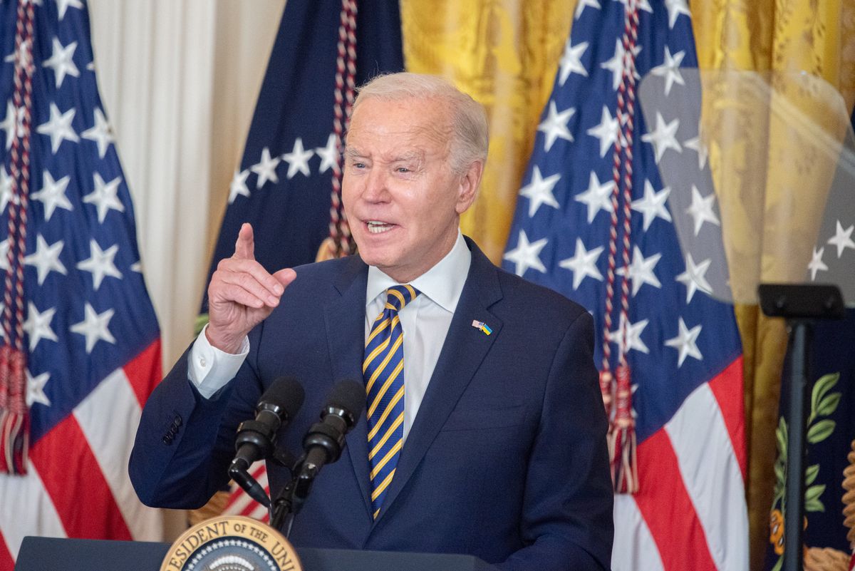 ​United States President Joe Biden delivers remarks at the Black History Month Reception at the White House in Washington, D.C. on Tuesday, February 6, 2024. 