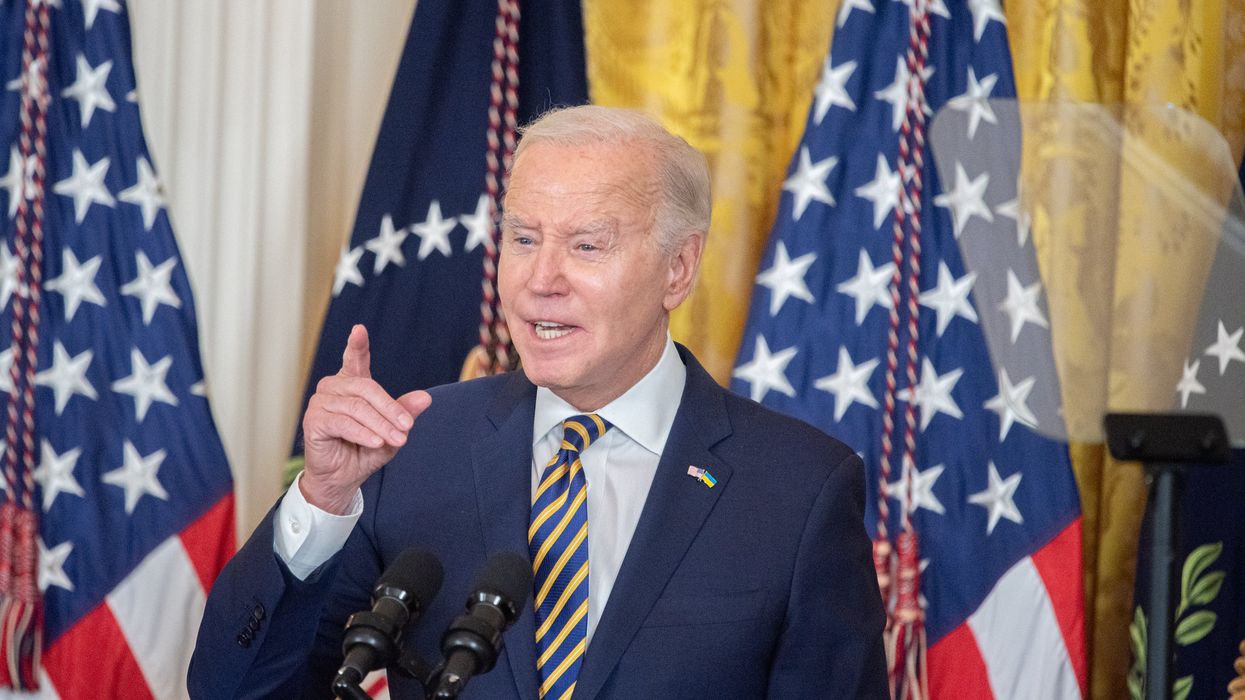 United States President Joe Biden delivers remarks at the Black History Month Reception at the White House in Washington, D.C. on Tuesday, February 6, 2024.