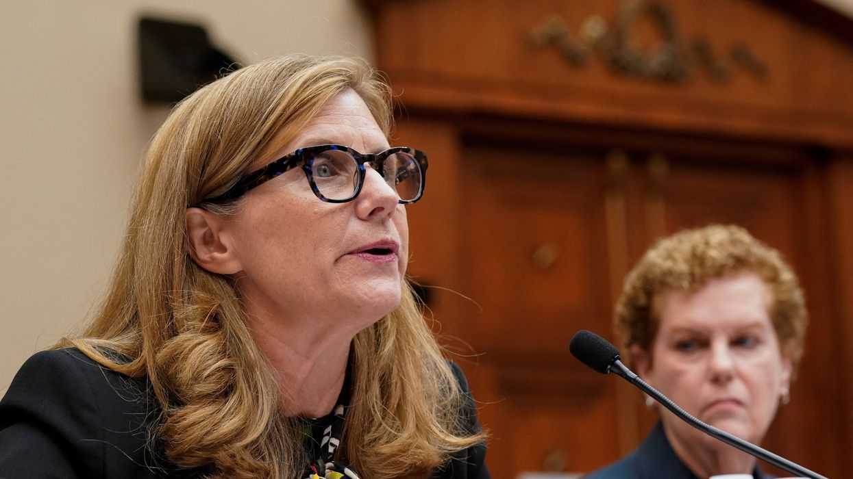 University of Pennsylvania President Liz Magill testifies before the House Committee on Education and the Workforce in Washington.