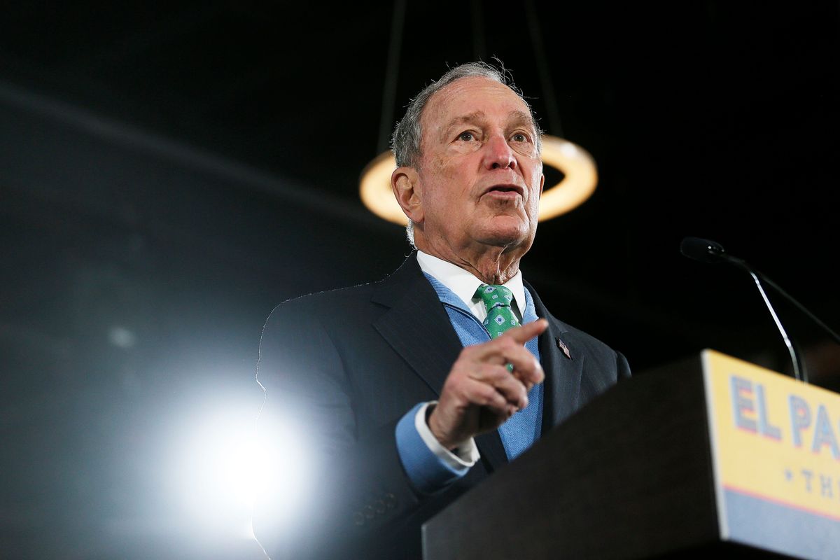 US billionaire and philanthropist Mike Bloomberg during his short-lived presidential primary campaign. Reuters
