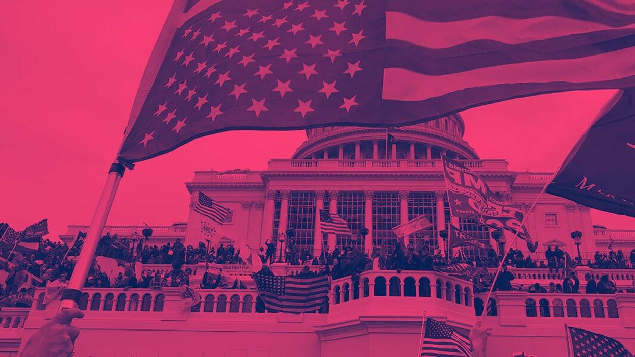 US Capitol under attack on January 6th.