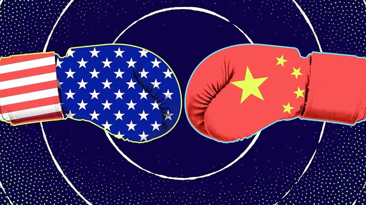 US-China boxing gloves