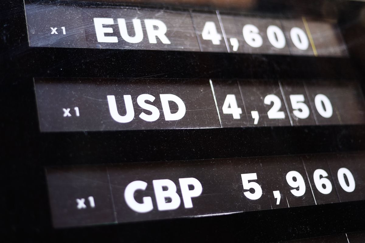 US EU and UK currencies