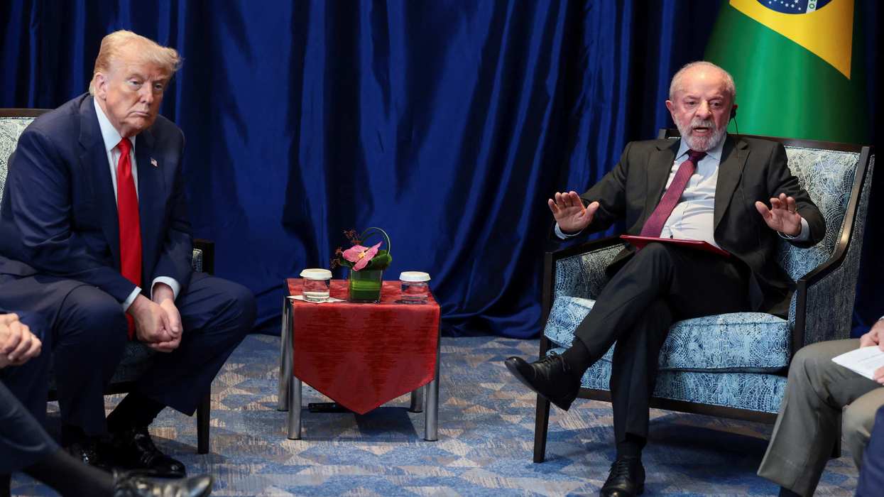 US President Donald Trump and Brazilian President Luiz Inacio Lula da Silva meet on the sidelines of the 47th Association of Southeast Asian Nations (ASEAN) summit in Kuala Lumpur, Malaysia, October 26, 2025.