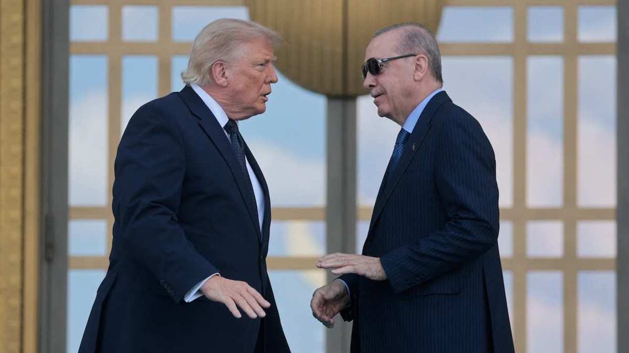 US President Donald Trump and Turkish President Tayyip Erdogan at the Bestepe Presidential Compound in Ankara, Turkey, on July 7, 2026.