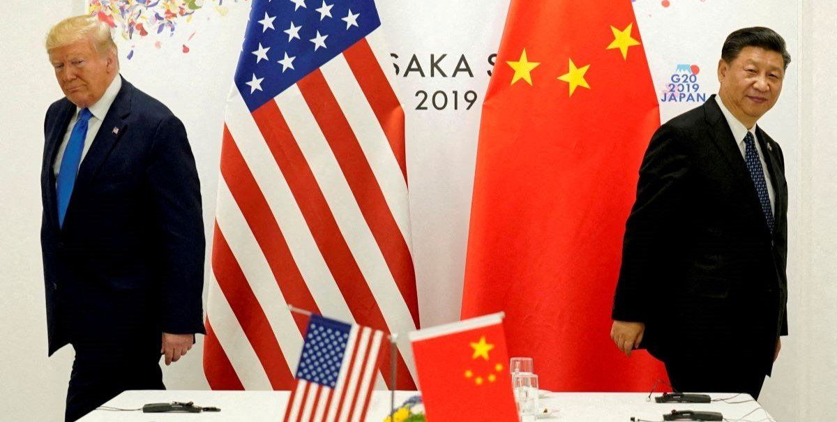 ​US President Donald Trump attends a bilateral meeting with China's President Xi Jinping during the G20 leaders summit in Osaka, Japan, June 29, 2019. 