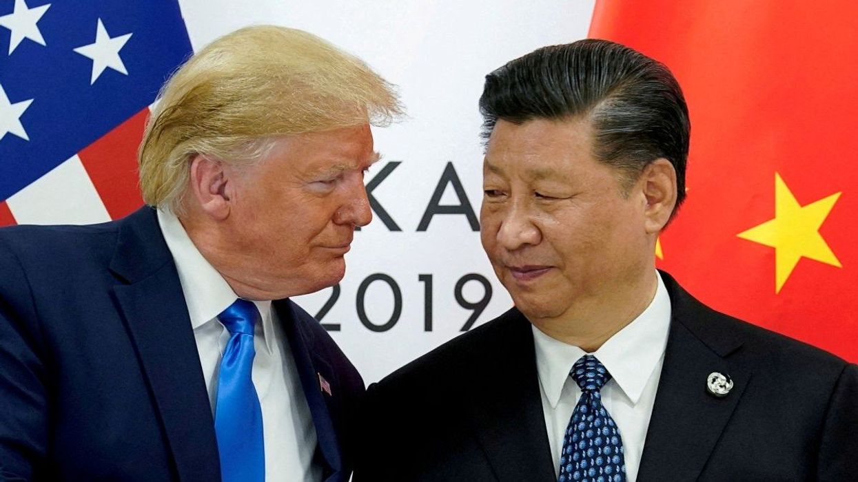 US President Donald Trump meets with China's President Xi Jinping in Osaka, Japan, on June 29, 2019.