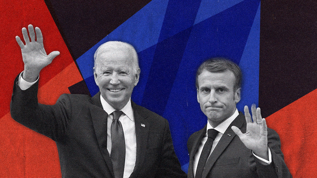 US President Joe Biden and French President Emmanuel Macron