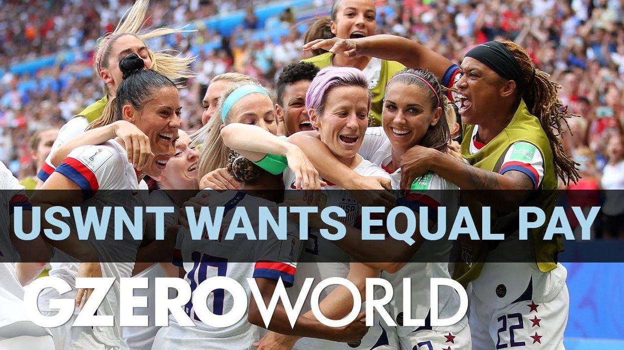US women soccer team’s fight for equal pay "because we're clearly the dominant team"