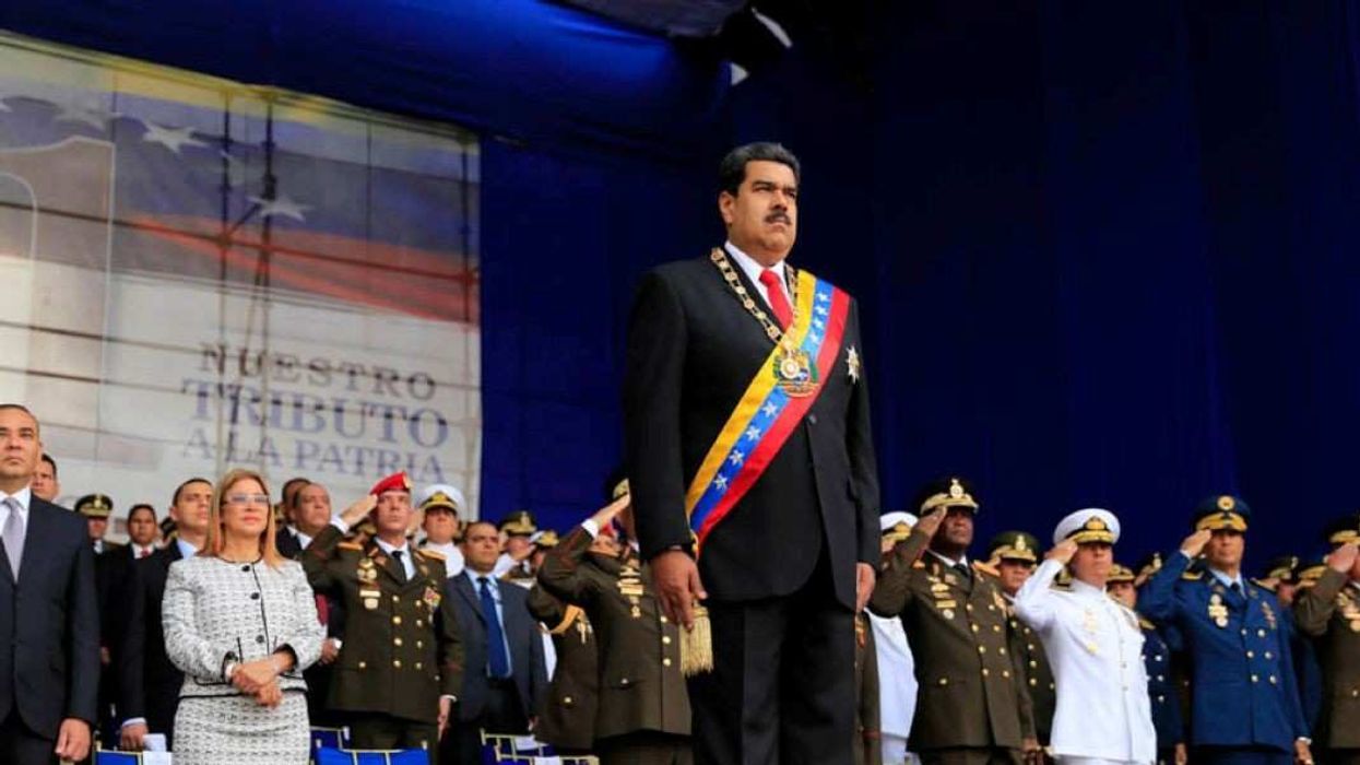 Venezuela's President Nicolas Maduro attends to a military event in Caracas, Venezuela August 4, 2018.