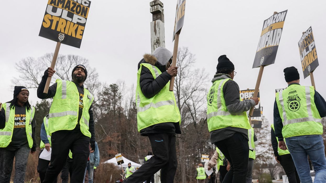 Victorville joined the nationwide Amazon workers strike as employees there demand higher wages, better benefits and safer working conditions.