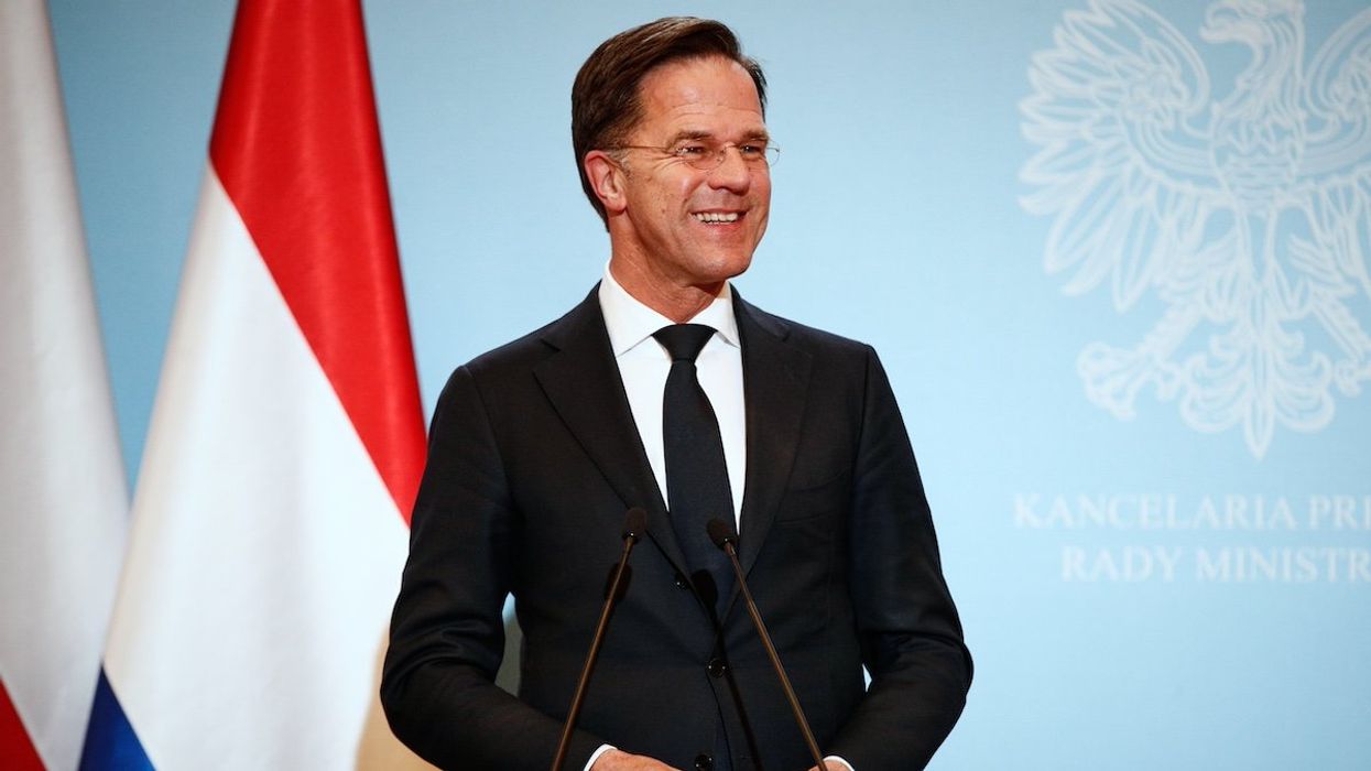 Visit by Dutch PM Mark Rutte with PM Mateusz Morawiecki in Warsaw, Poland on 21 March, 2022.