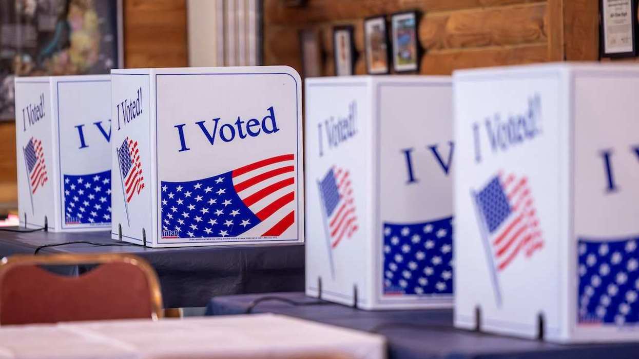 Voting stations sit at a polling station during a Republican primary runoff between U.S. Senator Darline Graham (R-SC) and U.S. Representative Ralph Norman (R-SC) for the U.S. Senate seat, in Cayce, Lexington County, South Carolina.