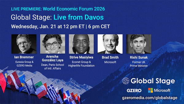 Watch our Global Stage premiere live from Davos