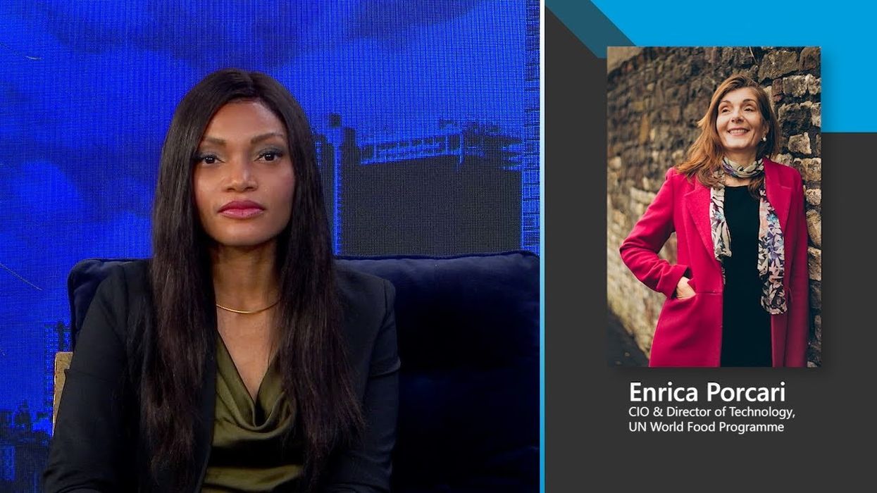 WFP's Enrica Porcari: Digital technology, the backbone of humanitarian response | UN Innovation Room