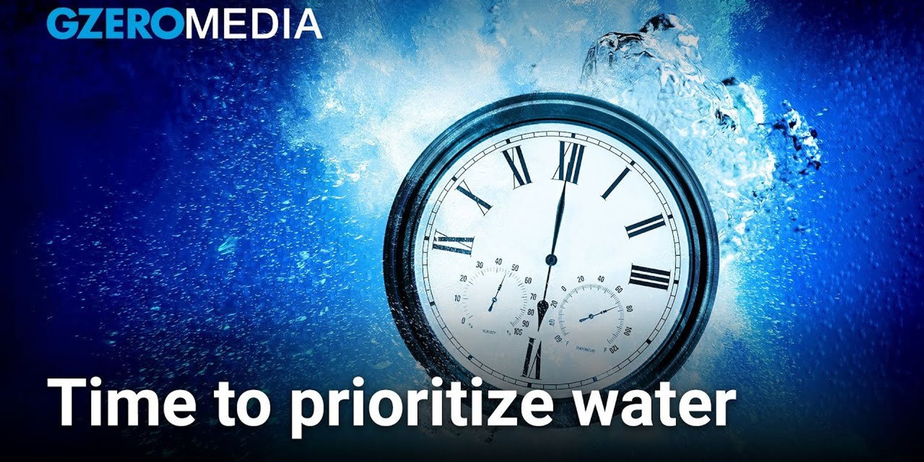 What will it take for the world to get serious about water?