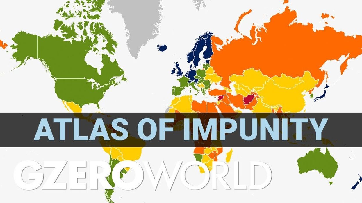 David Miliband and Ian Bremmer discuss the Atlas of Impunity