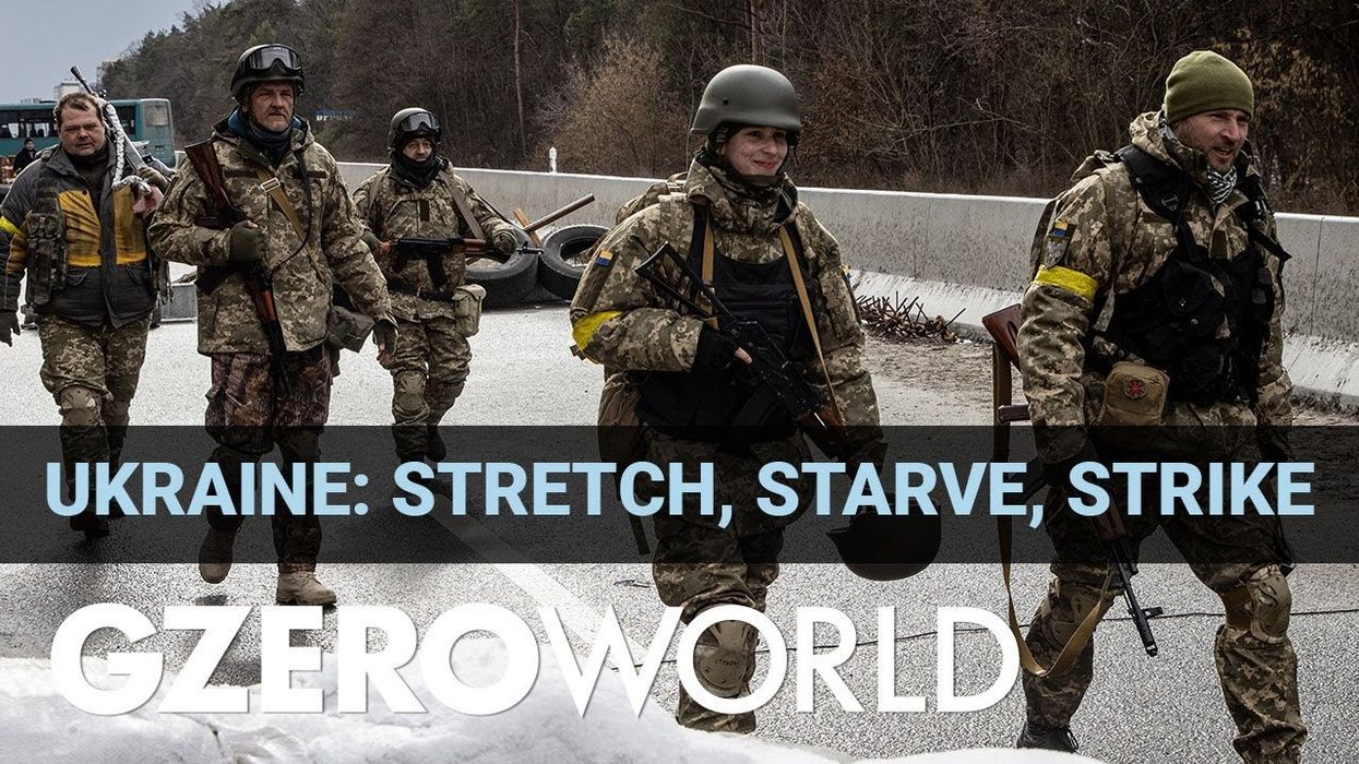 Why Ukraine's strategy is "stretch, starve, strike"