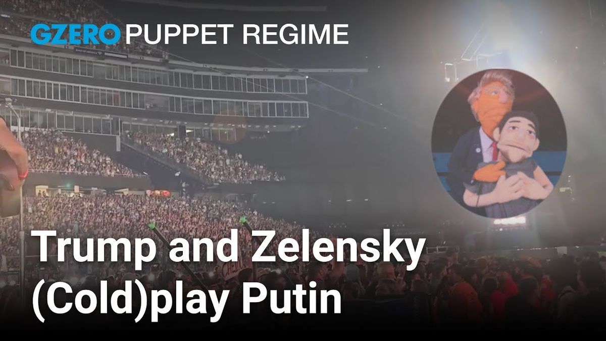 Trump and Zelensky (Cold)play Putin