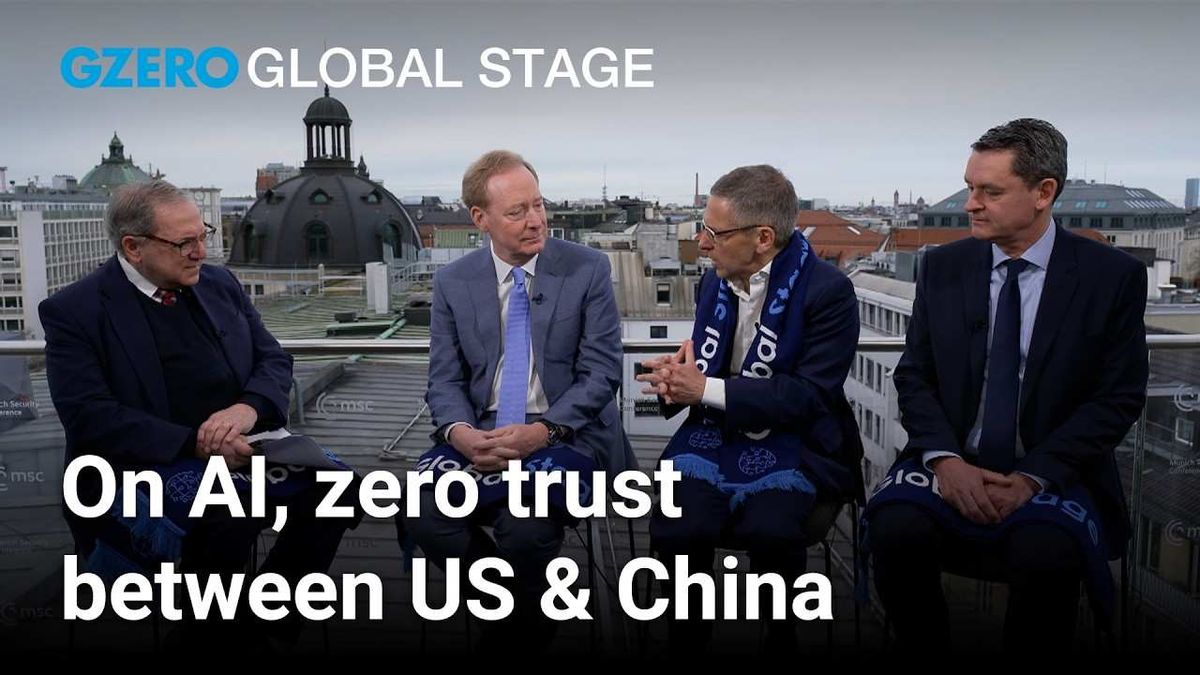Ian Bremmer: The US–China AI space has “Zero Trust”