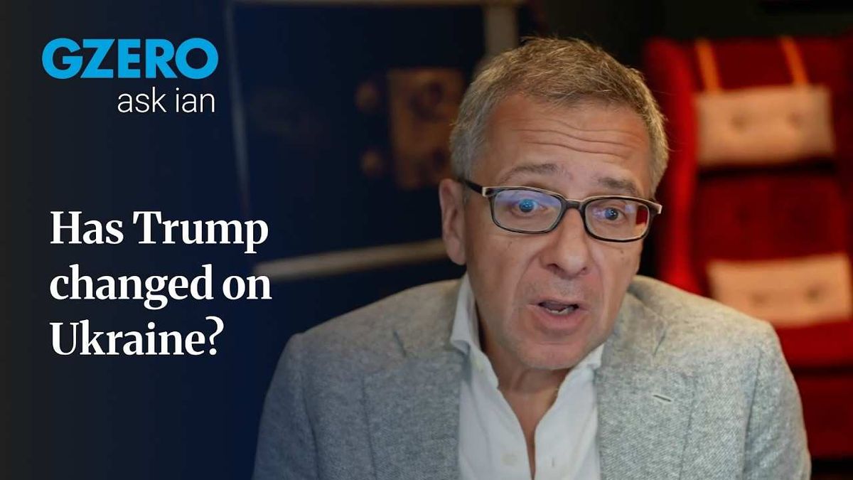 Has Trump changed his view of Ukraine?