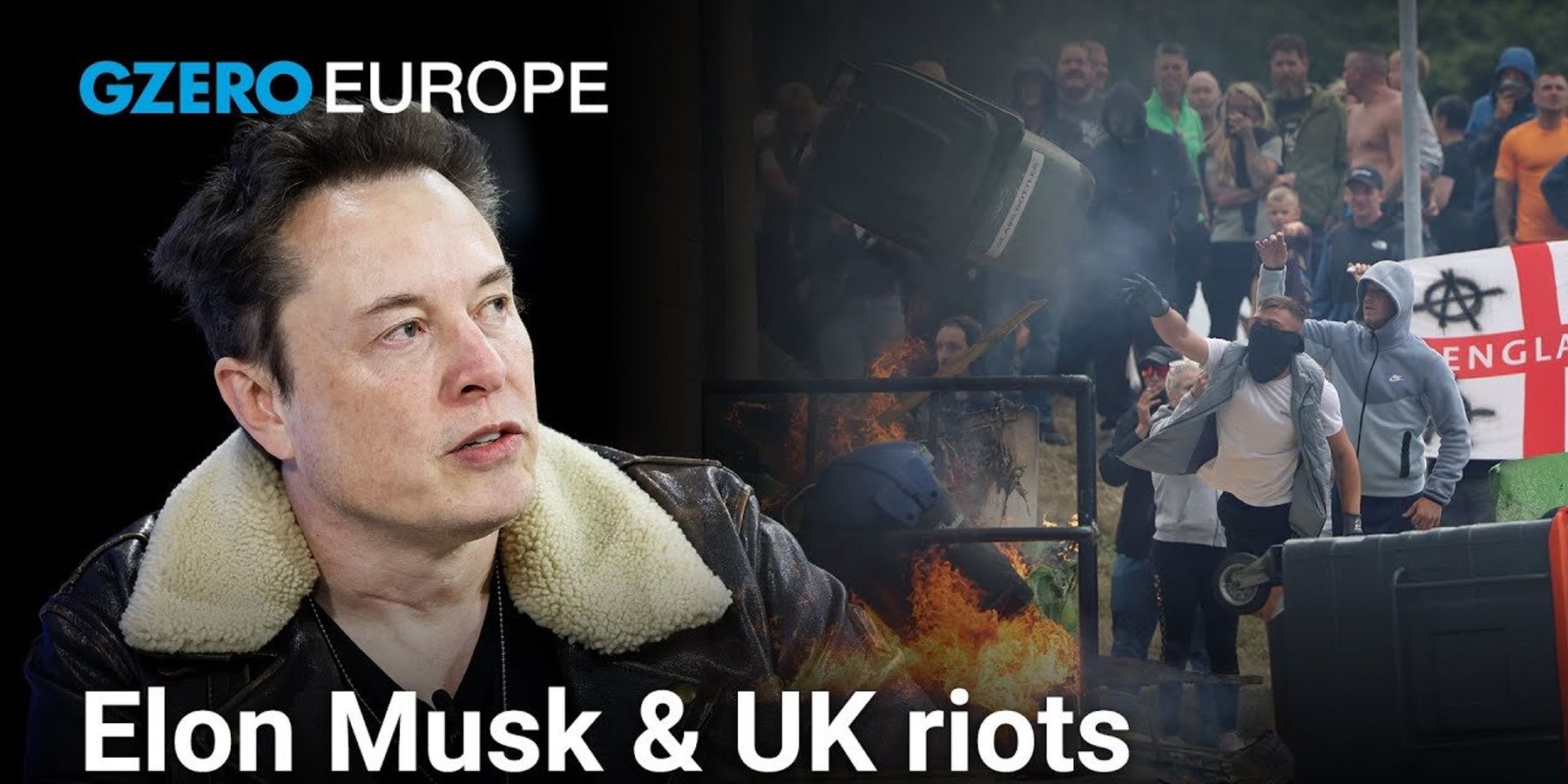 UK far-right riots and Elon Musk's role