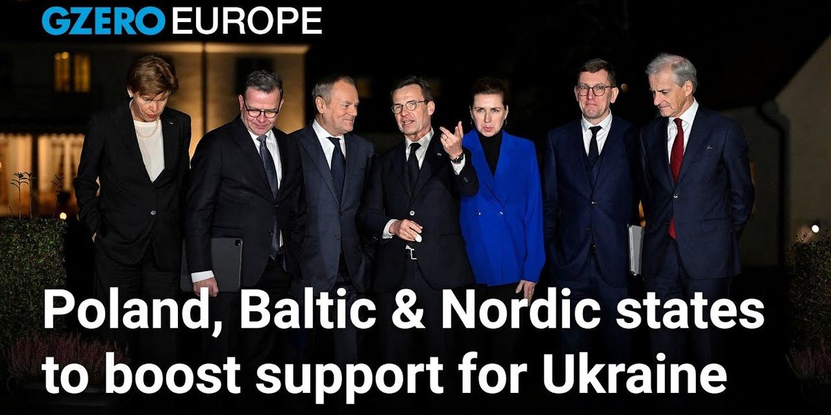 Leaders of Poland, Nordic & Baltic countries affirm strong support for Ukraine