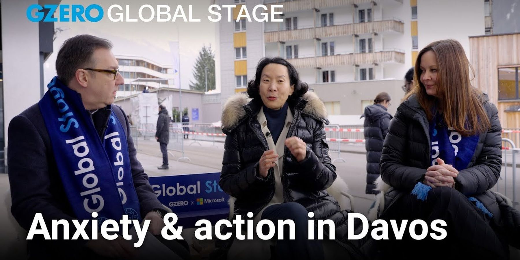 Leaders at Davos are turning "anxiety into action"