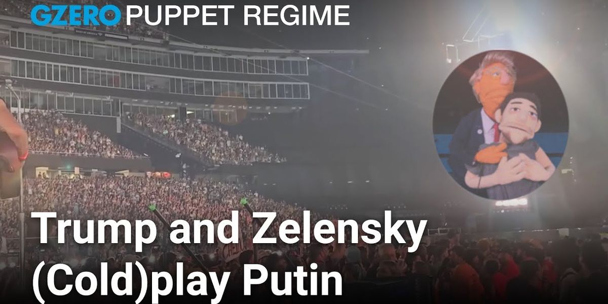 Trump and Zelensky (Cold)play Putin