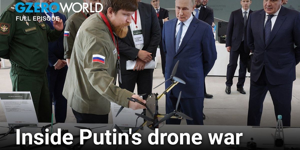 Putin's drone battle for Ukraine's skies