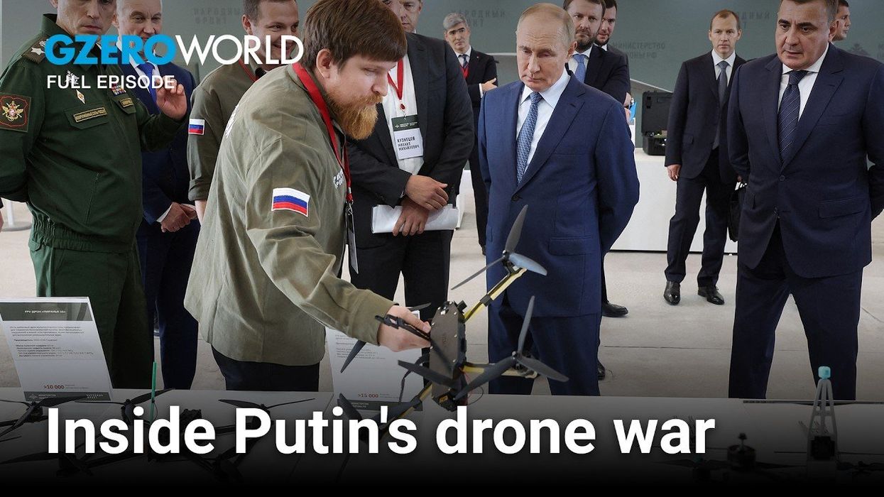 Putin's drone battle for Ukraine's skies