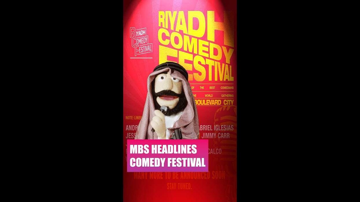 MBS headlines at the first ever Riyadh Comedy Festival!!!
