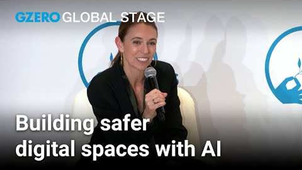 Jacinda Ardern on AI's role in countering extremism online